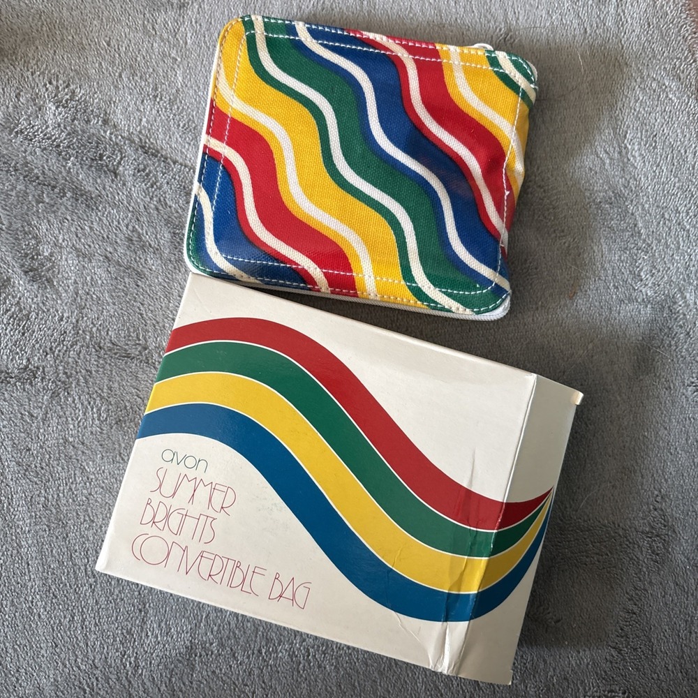 Vintage 1984 Avon Summer Brights Convertible Bag‎ BNIB